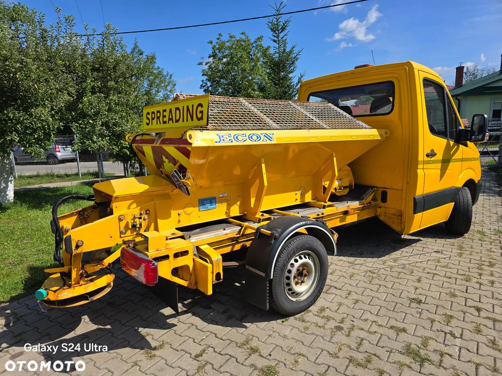 Mercedes-Benz Sprinter 313CDi Solarka Piaskarka Posypywarka Hydraulika rozrzutnik ECON Specjalny komunalny Schmidt gritter salt spreader pługopiaskarka ASR Tempomat Zimowy Komunalny - 14