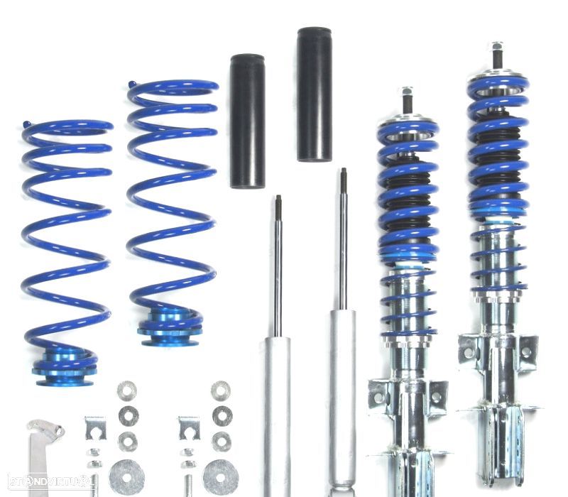 KIT SUSPENSÃO REGULÁVEL BLUE LINE VOLVO S70 V70 97-99 - 1