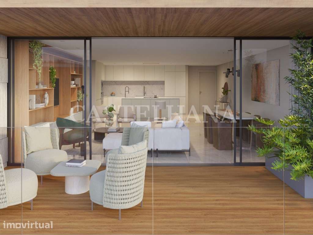 Apartamento T4 com terraço em novo empreendimento em Cascais - Grande imagem: 3/54