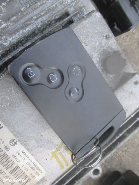 RENAULT LAGUNA III KOMPUTER KARTA IMMO 2.0dci 0281015323 8200726880 ZESTAW - 3