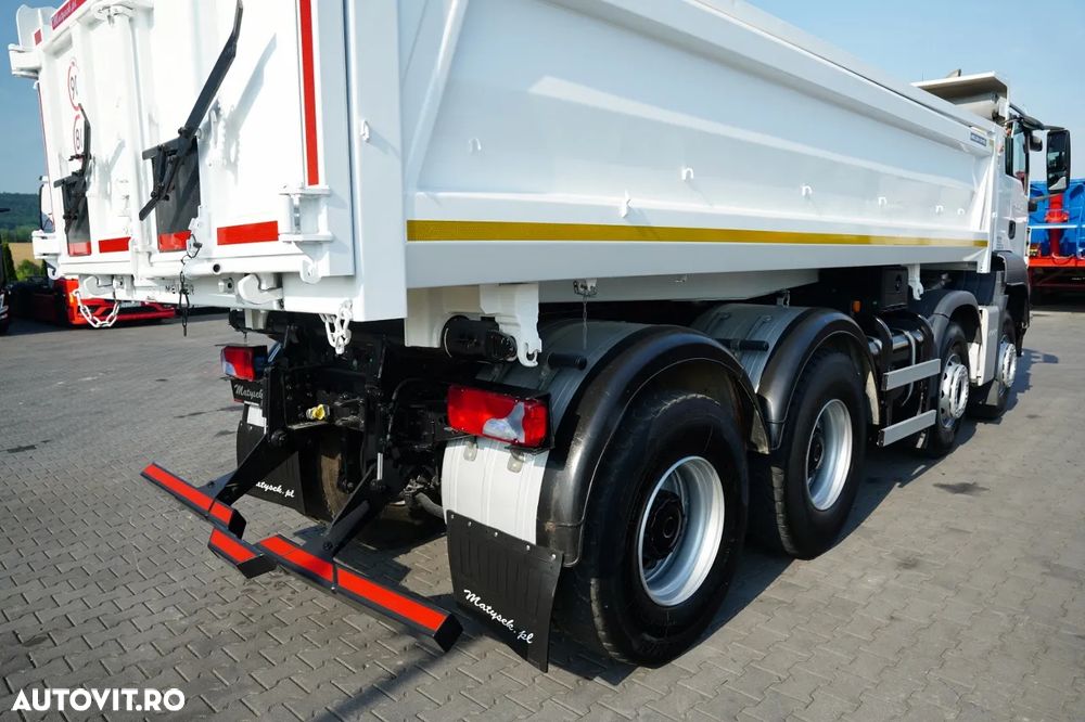MAN TGS 35.420 / 8X4 / BASCULATOR 2 LATURĂ / MEILLER KIPPER / HYDROBRA / AUTOMAT / EURO 6 - 19