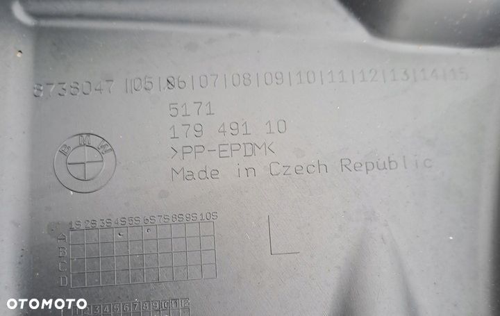 bmw 4 g26 nadkole lewy przód części tylna oryg 8738047 - 4