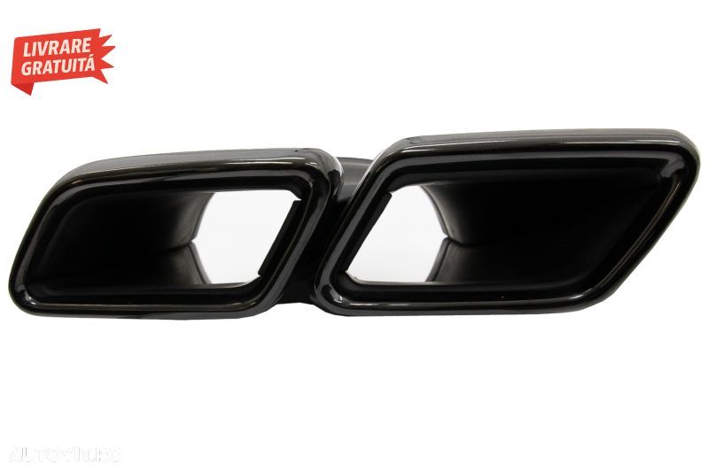 Difuzor Bara Spate cu Ornamente Evacuare Mercedes E-Class W213 (2016-2019) E63 Des- livrare gratuita - 9