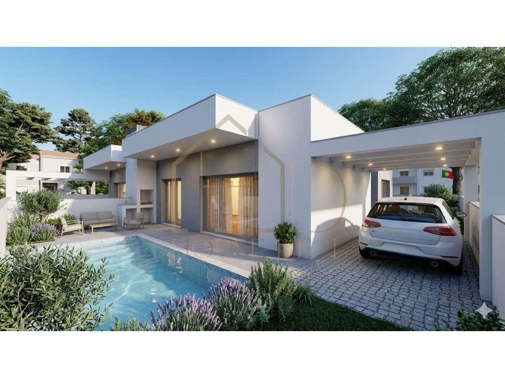 Moradia Térrea T3 com Piscina. Pinhal do General. Fernão Ferro - Grande imagem: 2/26