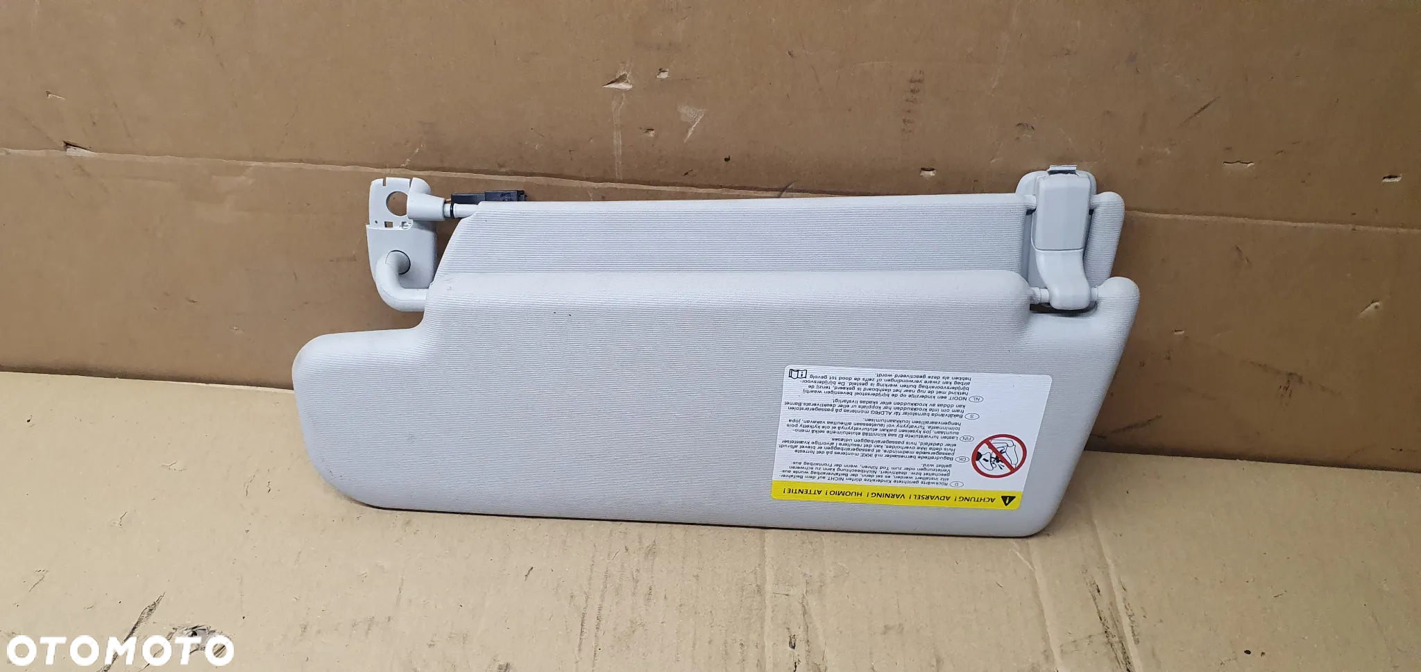 Osłona przeciwsłoneczna prawa pasażera podwójna VW Passat B6 3C0857552Q - 5