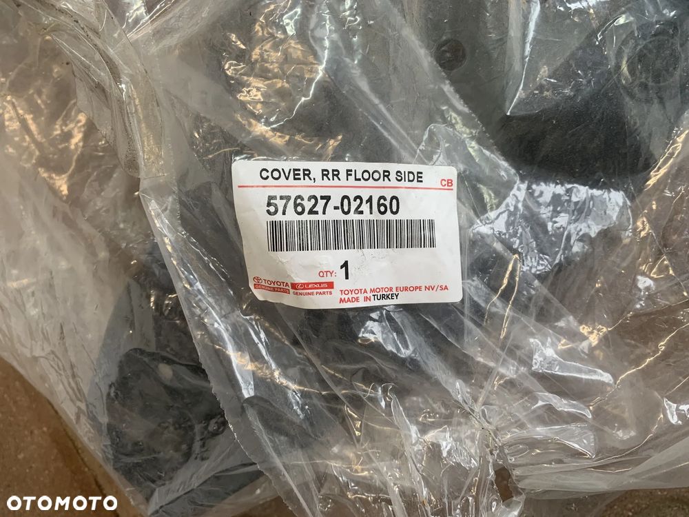 TOYOTA COROLLA E21 KOMBI 2019- OSŁONA PODWOZIA PODŁOGI PRAWY TYŁ PRAWA TYLNA PŁYTA 57627-02160 - 5