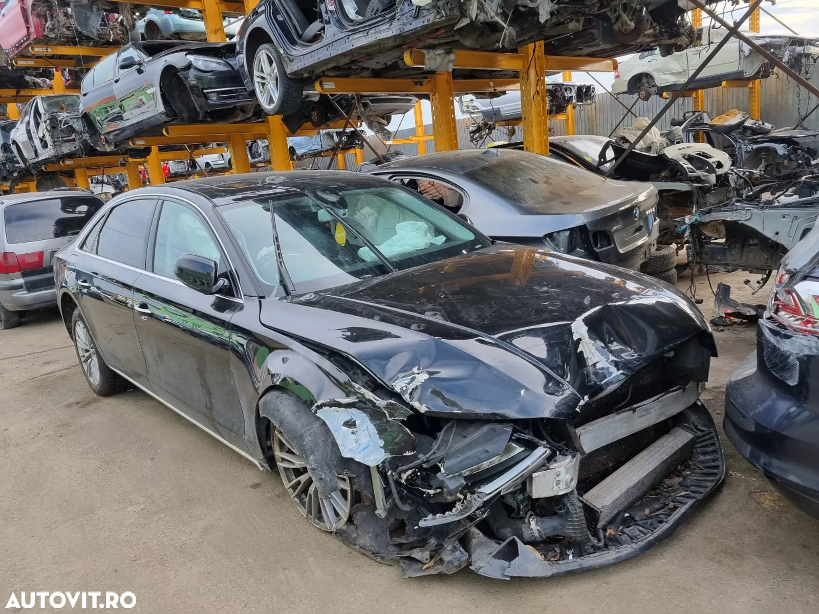 alternator electromotor  usa portiera stanga dreapta fata spate stop tripla haion portbagaj bara spate Compresor Panou comanda AC clima Calorifer radiator caldura Audi A8 4H facelift, an 2016, motor 3.0 tdi cod CTBD, 263cp, cutie de viteze automata 4x4 cod NWJ - 3