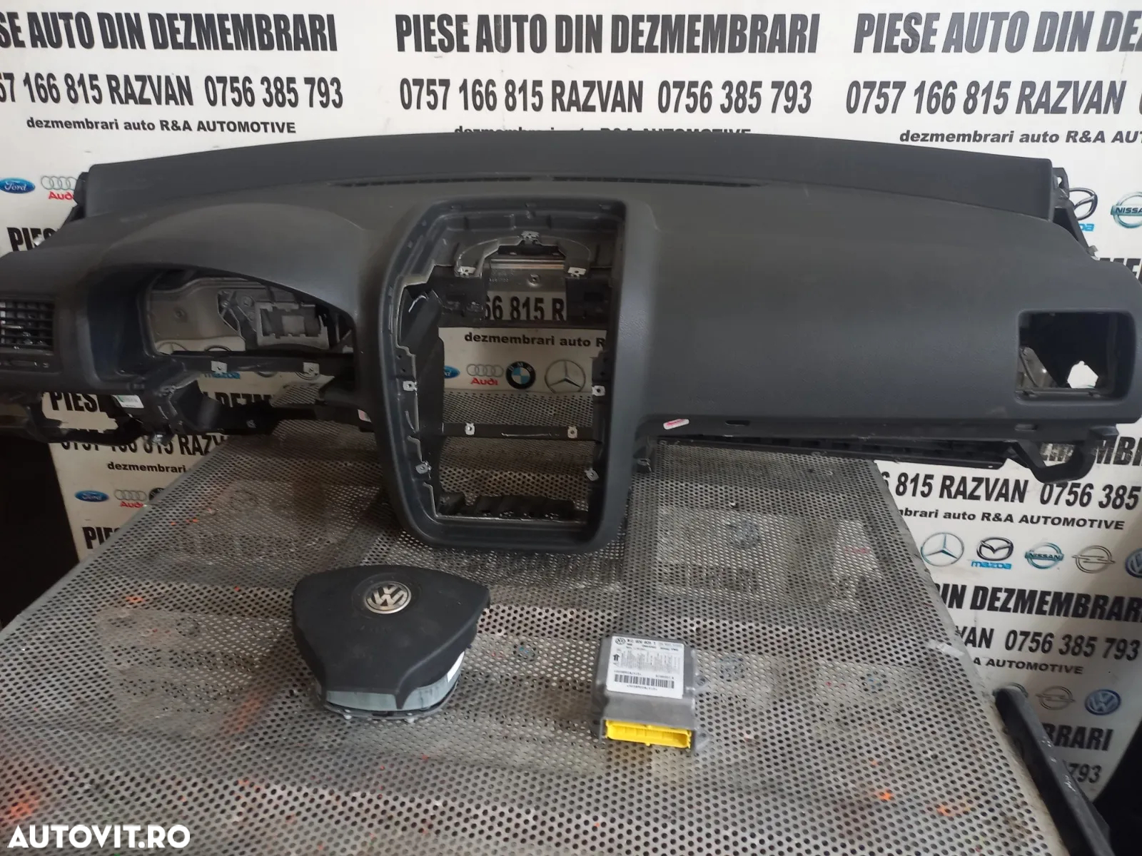 Plansa Bord Kit Airbag Vw Golf 5 Combi Break Variant Jetta Volan Stanga Europa Motor 1.4 Tsi CAX Cu - 4