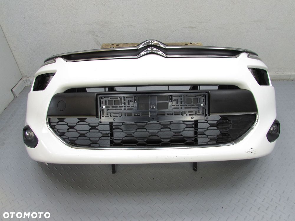 CITROEN C4 PICASSO II 13-18 ZDERZAK PRZOD HALOGENY KRATKI LED DRL EWP - 1
