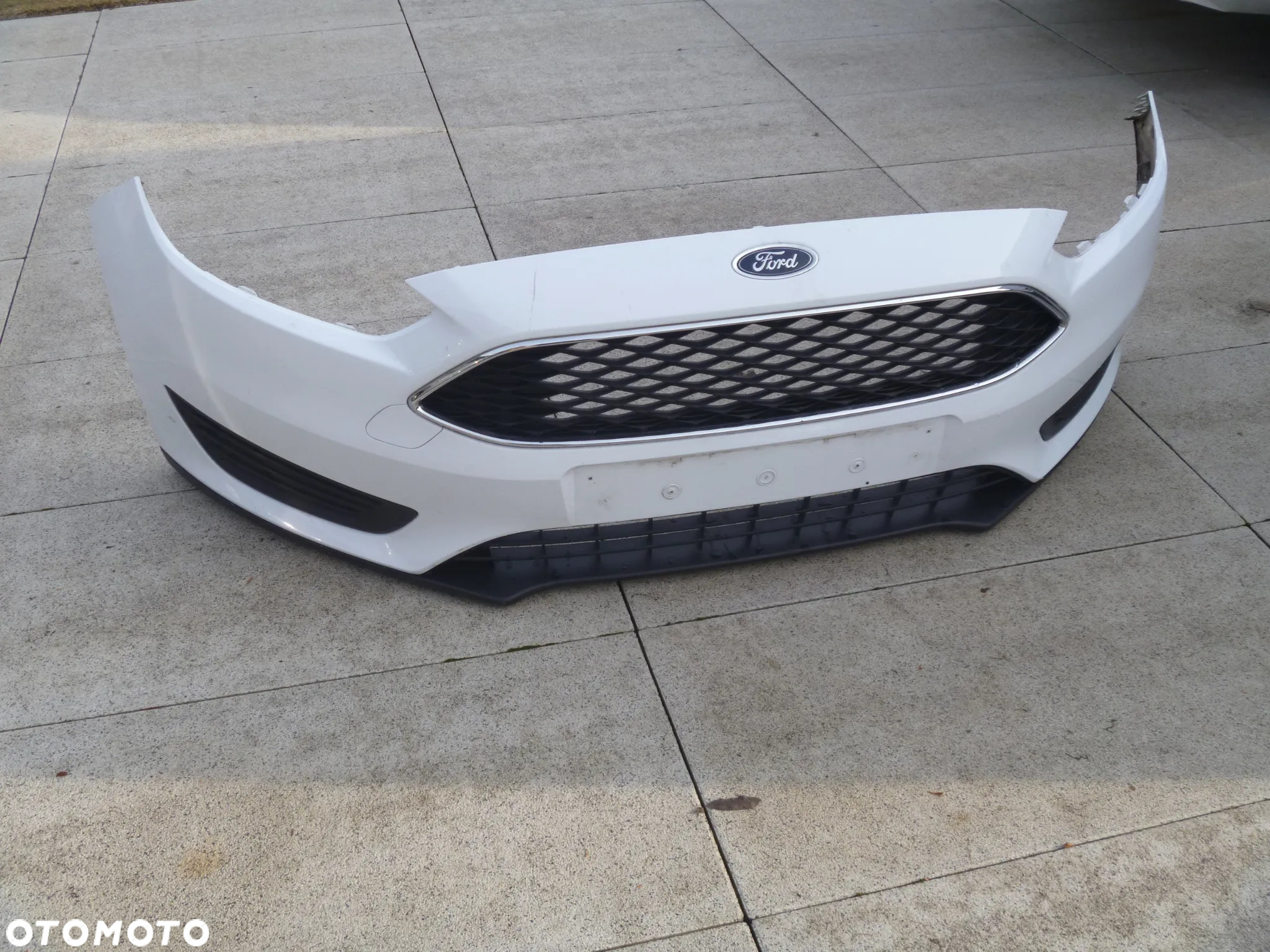 FORD FOCUS MK3 LIFT ZDERZAK PRZEDNI ATRAPA KRATKI ORYGINAŁ - 9