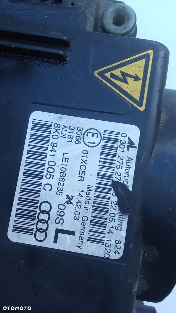 Lampa Lewa Bi Xenon Nie Skrętny a4 b8 8k Lift Europa - 4