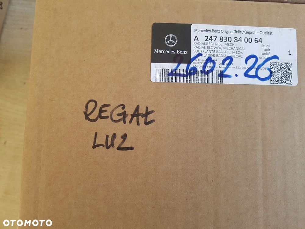 mercedes wentylator wnętrza dmuchawa nawiewu a2478308400 - 6