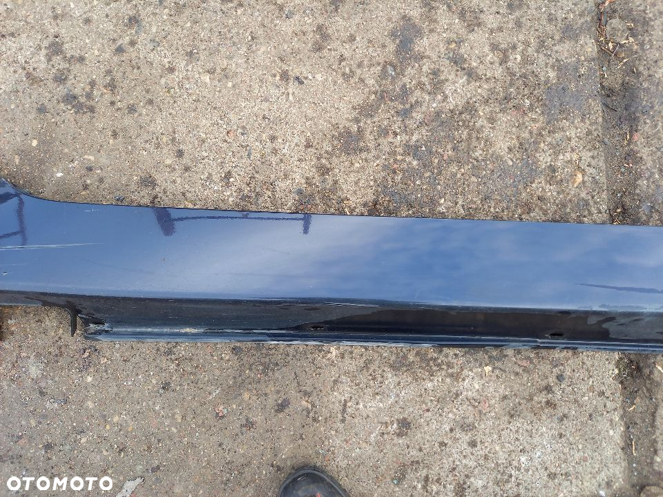 Listwa progowa prawa Bmw e60  06' kod Monaco Blau Metalic a35 - 4