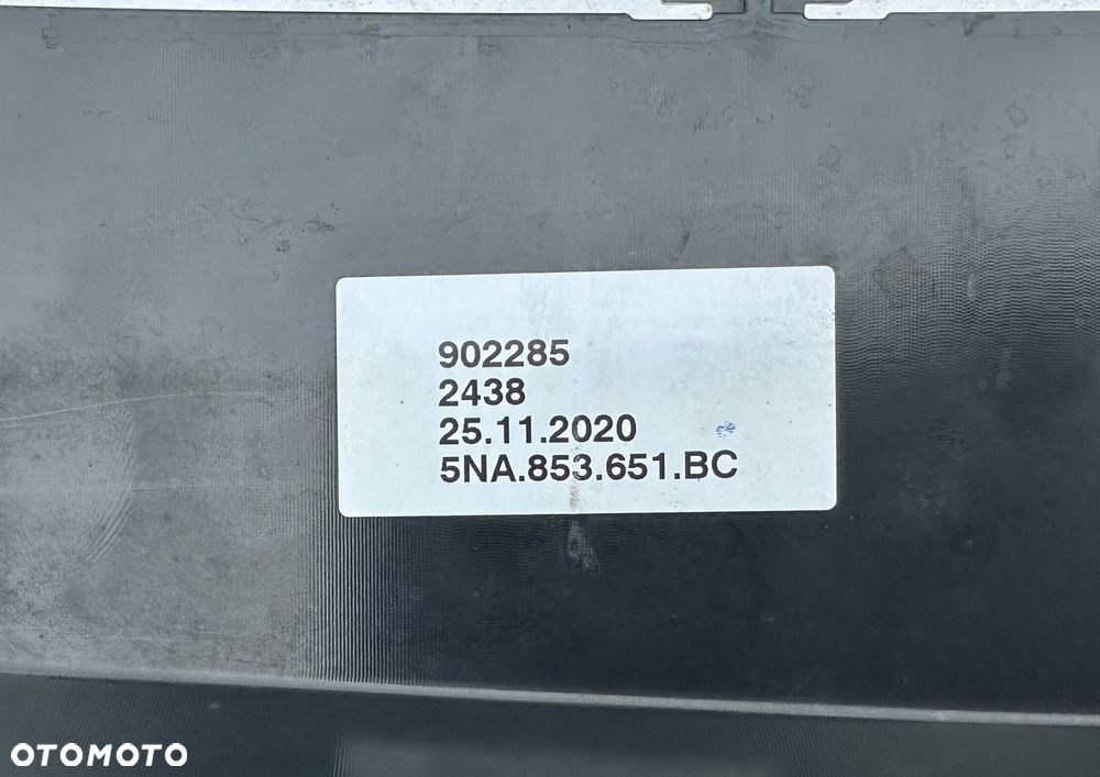 VW TIGUAN 2 II LIFT 5NA 2020 - ATRAPA GRILL CHROM ZDERZAK PRZÓD ORYGINAŁ OE - 12