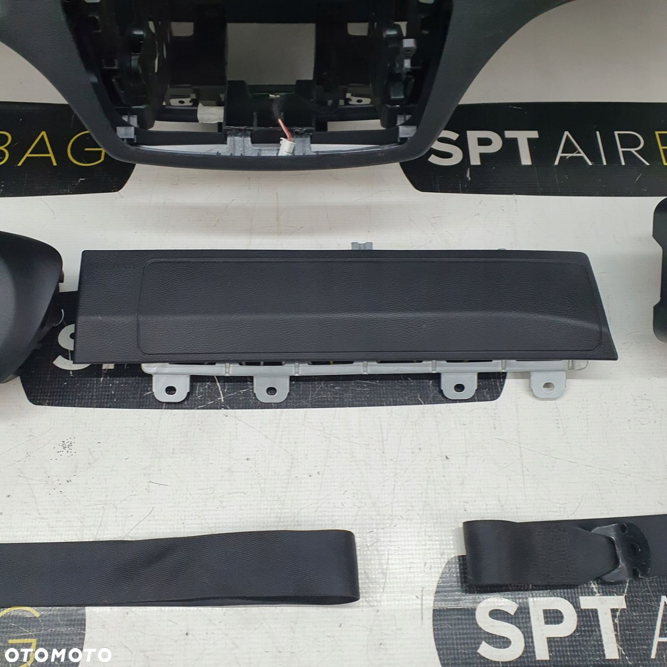 MERCEDES CLA W117 DESKA ROZDZIELCZA KONSOLA KOKPIT PULPIT PODUSZKI AIRBAG AIR BAG PASY KIT SET - 9