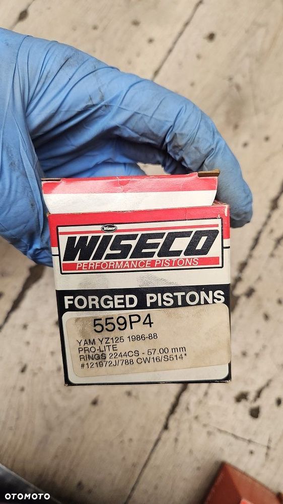Tłok pierścienie sworzeń Wiseco 559P4 Yamaha YZ125 - 9