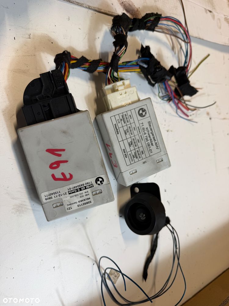 Hak belka Bmw e91 moduły wiązka + przycisk kompletny elektryczny - 2