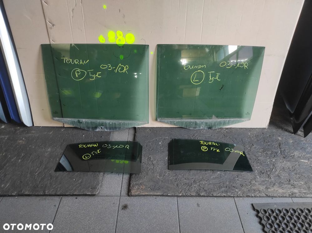 VW TOURAN 03-10R SZYBA BOCZNA LEWA PRAWA TYŁ PRZYCIEMNIANA CIEMNA ORYGINALNIE WYSYŁKA !!!!!! - 1