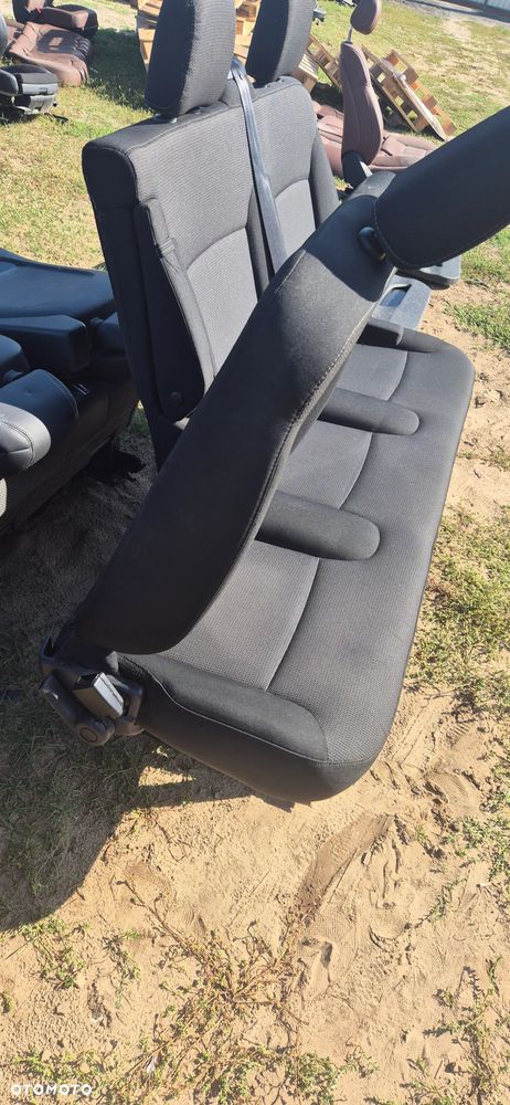 Fotele Ławka Kanapa Trójka 3 Trzy Osobowa Drugi Rząd ISOFIX Renault Trafic III LIFT IV 2021 - 4