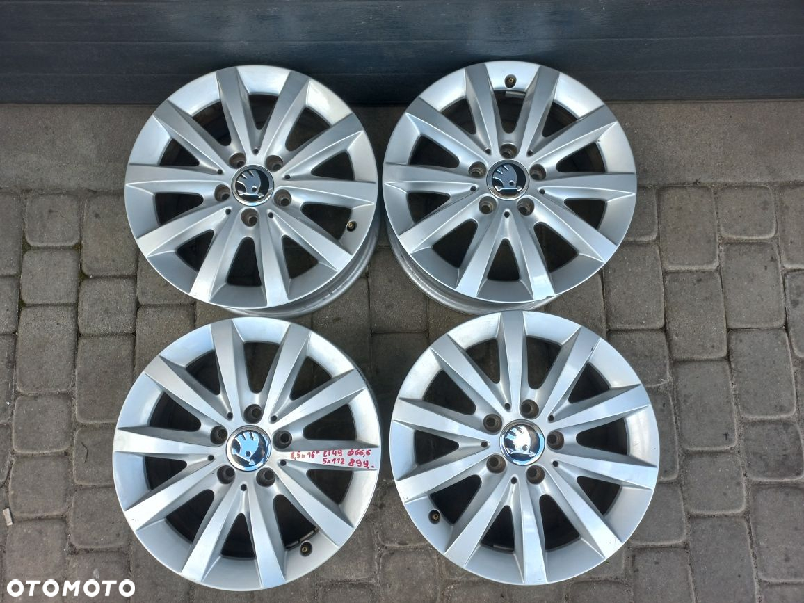 Felgi aluminiowe 16" 5x112 do Skoda - 4