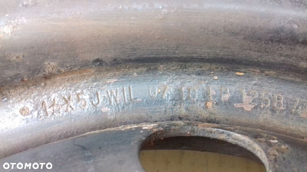 FELGI FELGA STALOWE KOMPLET HYUNDAI KIA 4x100 5Jx14 - 8