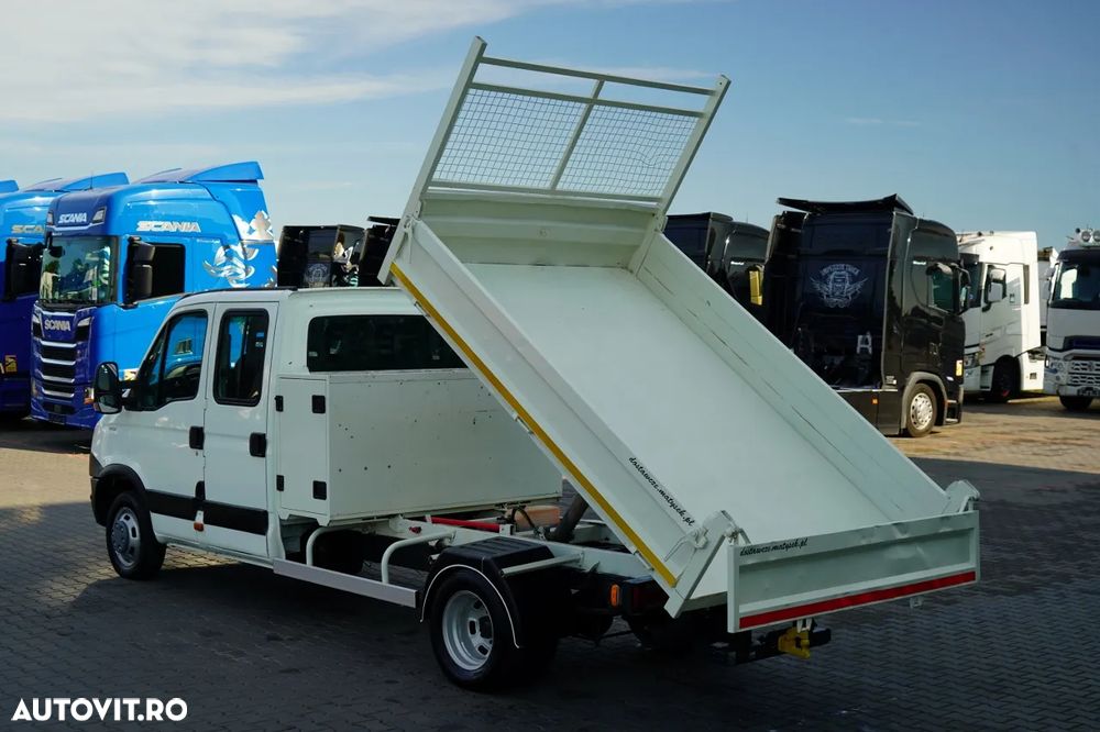 Iveco DAILY 35-130 / OȚEL CU BASCULATOR SPATE / CAMION MIX - 7 LOCURI / DOUĂ / MANUAL / IMPORTAT / - 5