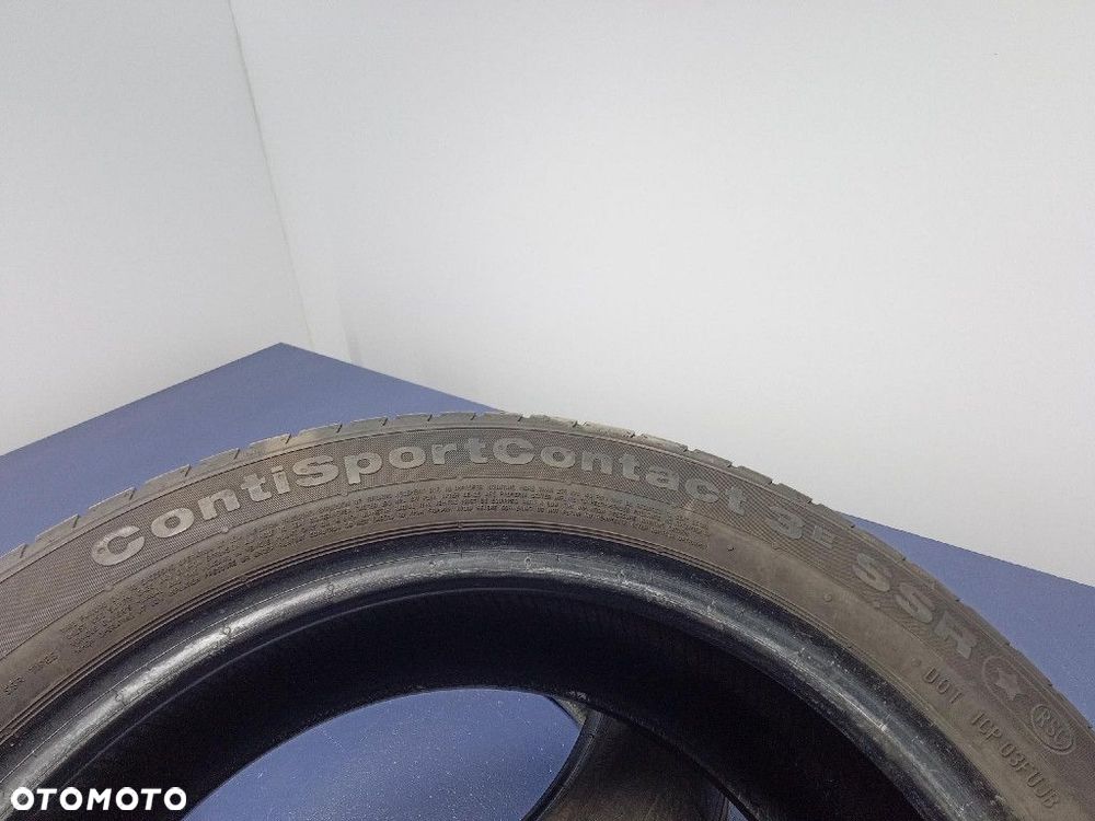OPONY LETNIE CONTINENTAL SPORT CONTACT 3 245/45 R18 96Y SSR 2SZT - 6