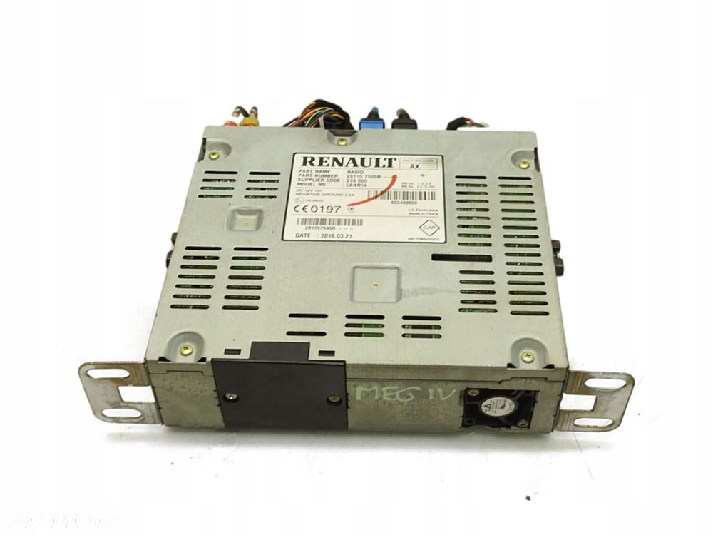 RADIO NAWIGACJA RENAULT MEGANE IV 281157506R 276660 - 1