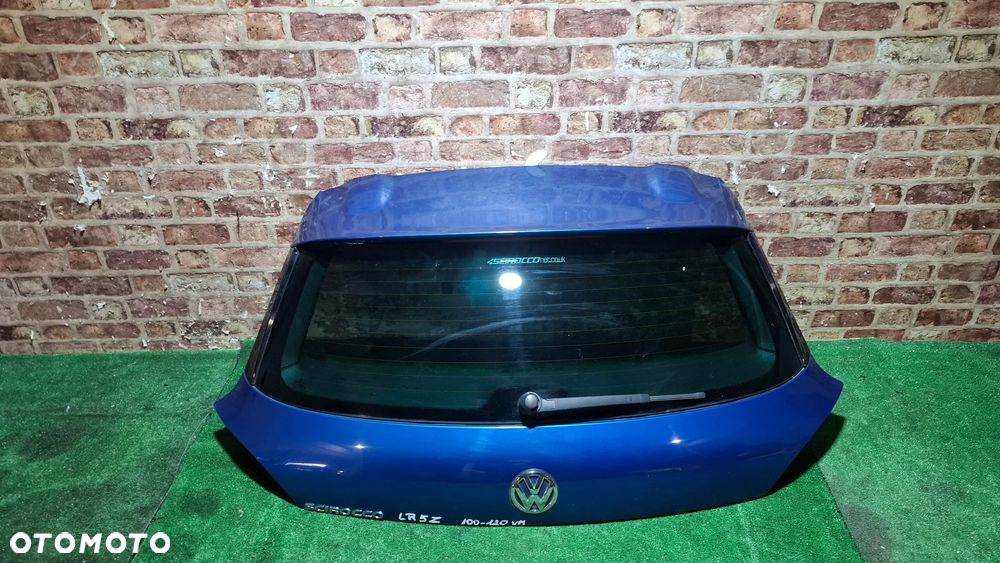 Klapa bagażnika Tył KOMPLETNA Volkswagen Scirocco 08/14 ROK KOD LR5Z - 1