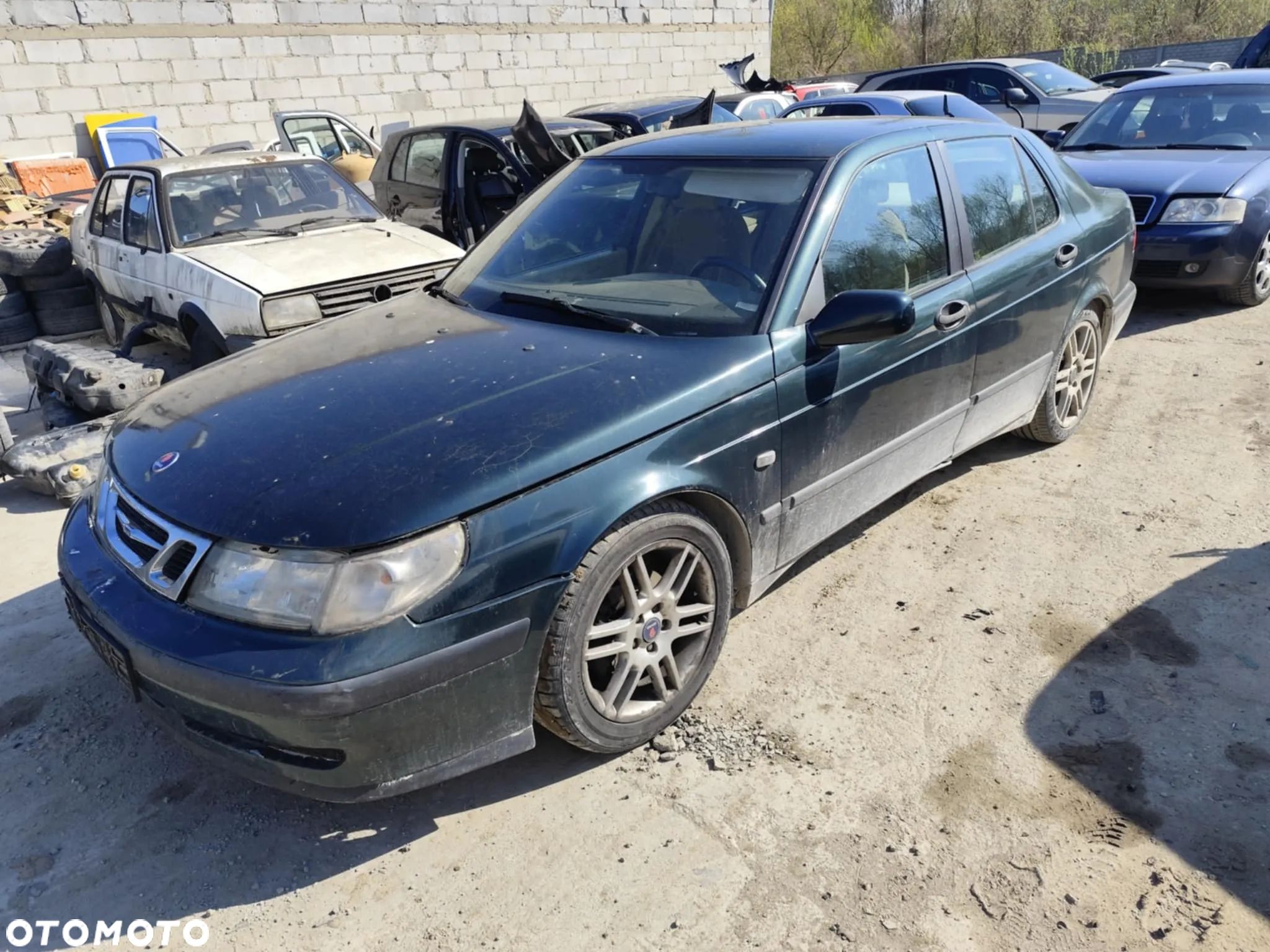 saab 9-3 93 I fotel kanapa deska kokpit podsufitka boczek podłokietnik licznik panel szyb stacyjka - 1