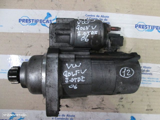 Motor De Arranque 02M911023N AUDI A3 2004 2.0 TDI VW GOLF 5 2006 2.0 TDI - 2