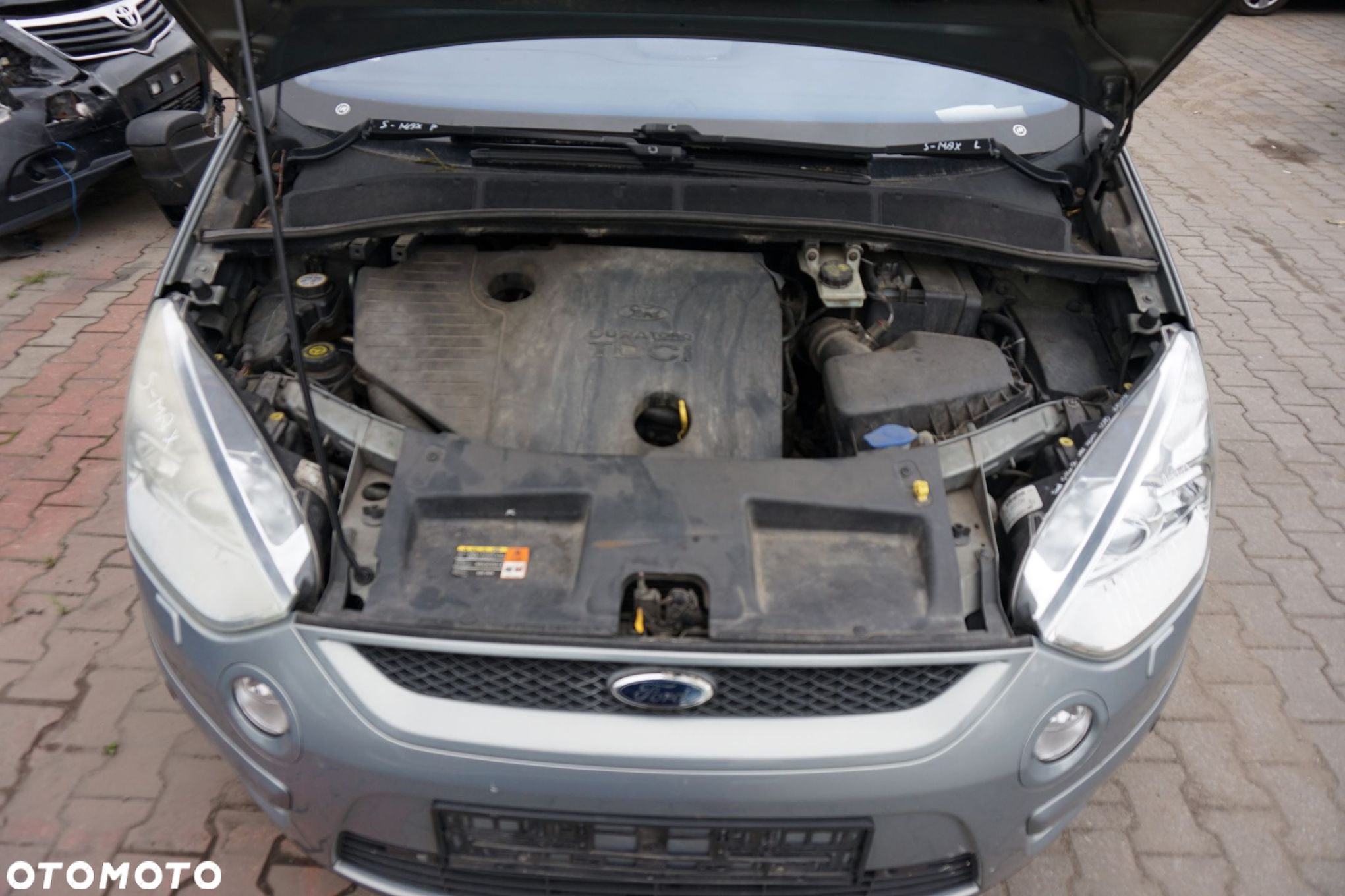 MASKA ZDERZAK BŁOTNIKI LAMPY S-MAX I MK1 T7 XENON EU FORD 2006-2010 SZARY THUNDER PRZÓD KOMPLETNY - 39