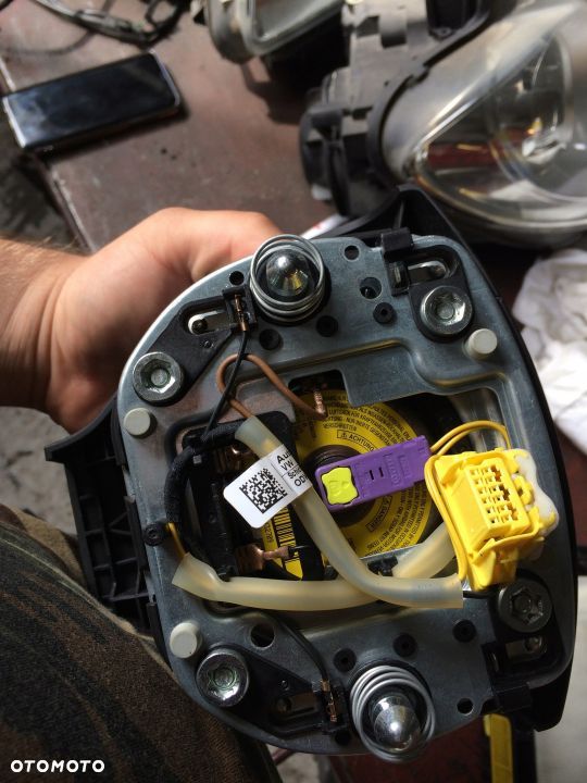 VW TOURAN 1T PODUSZKI AIRBAG NAPINACZE SENSOR KPL - 4