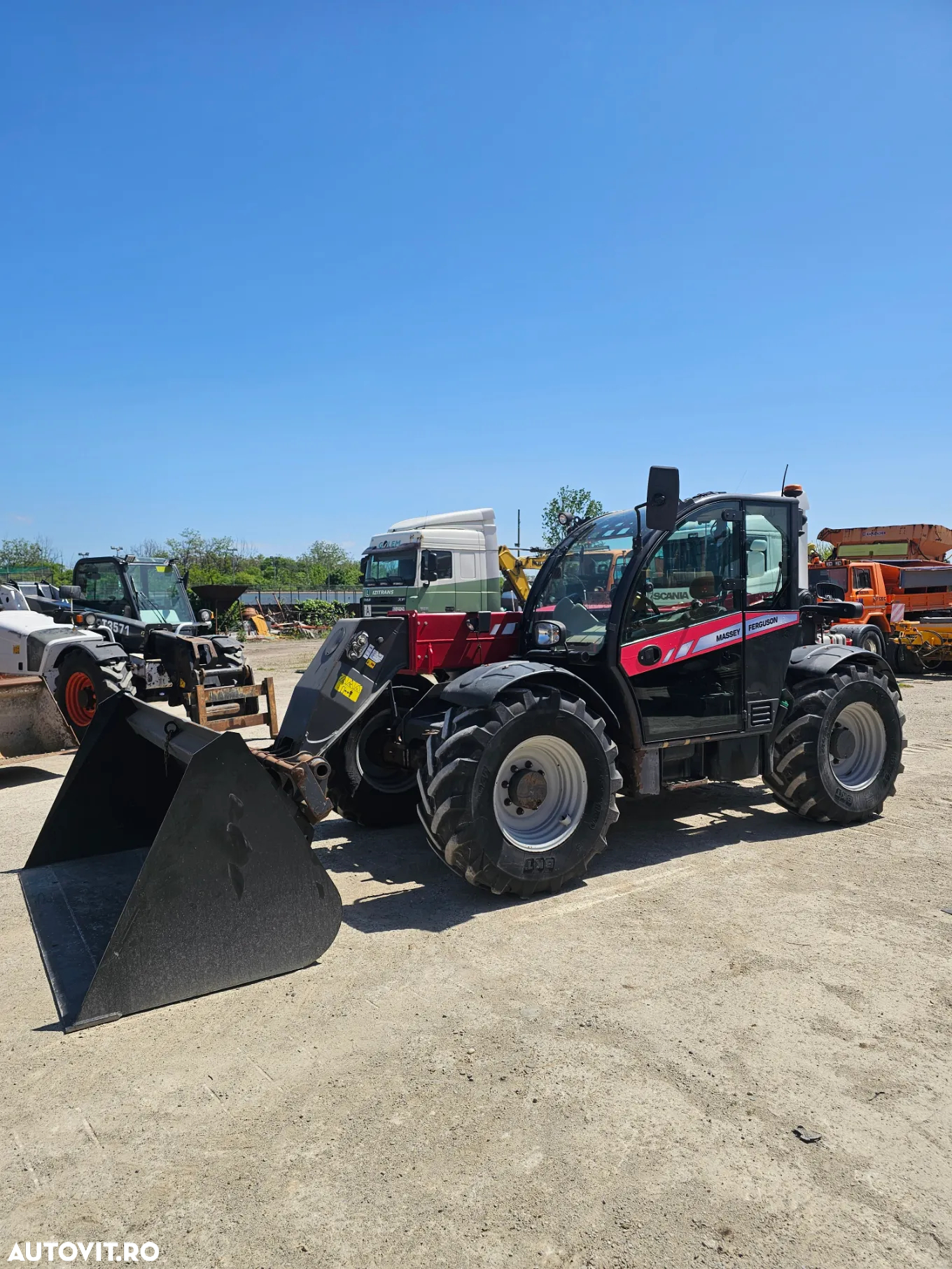 Massey Ferguson T7038 incarcator telescopic compactor manitou merlo dieci jcb bobcat - 6