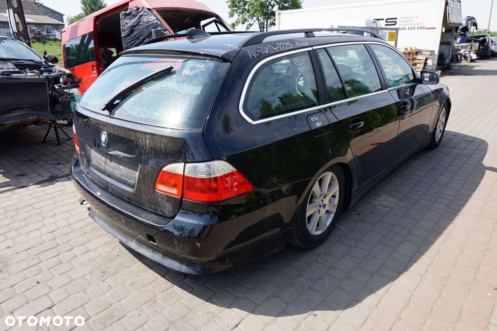 BMW 5 E61 KOMBI 2005 668 2.5 D M57D25 177KM GA6HP26Z CZARNY na części - 5