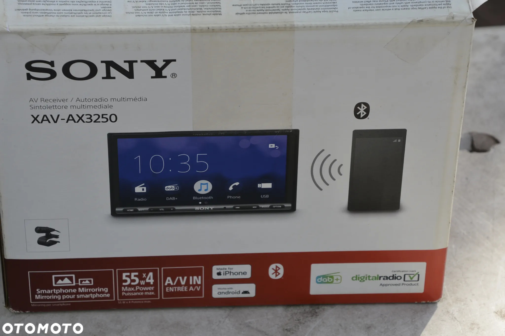 Radio SONY XAV-AX3250 2-Din DAB+ WebLink Cast - 6