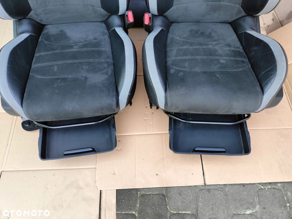 CITROEN DS4 2015 FOTELE KANAPA ALCANTARA - 8