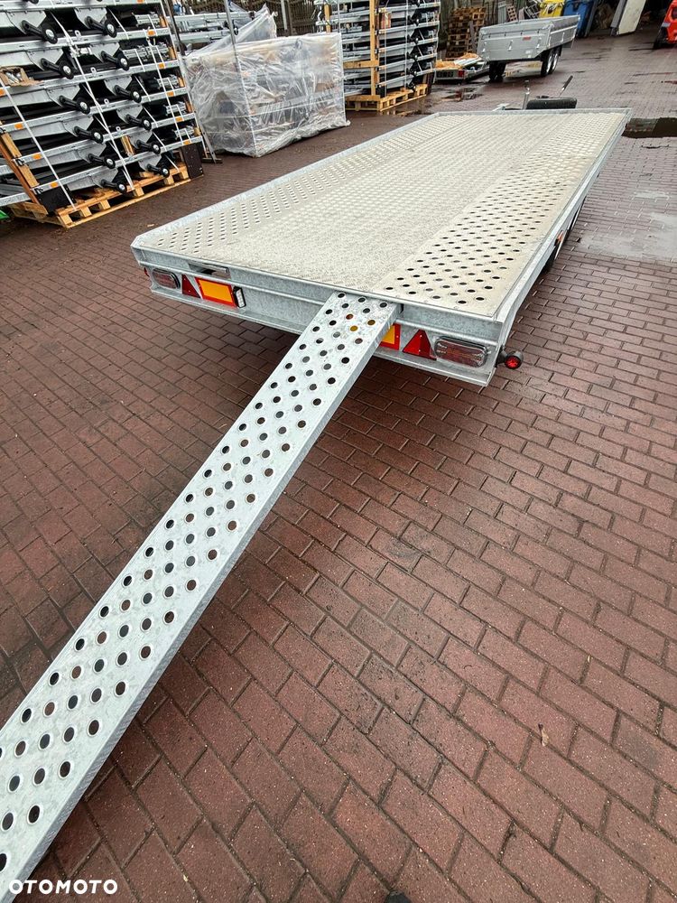 Gala BBG Laweta Gala Phoenix płaska wypełniona alu ryfl 4.5x2,05m koła 195r13c DMC 2700kg lampy LED dostawa MOTOMUS - 12