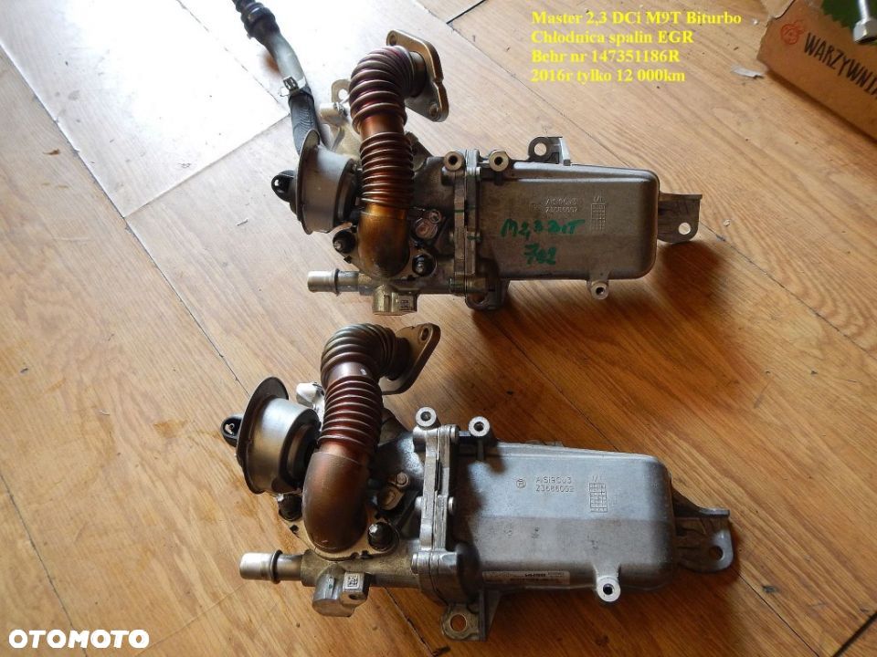 Chłodnica EGR MASTER 2,3 DCI M9T BITURB 147351186R - 3