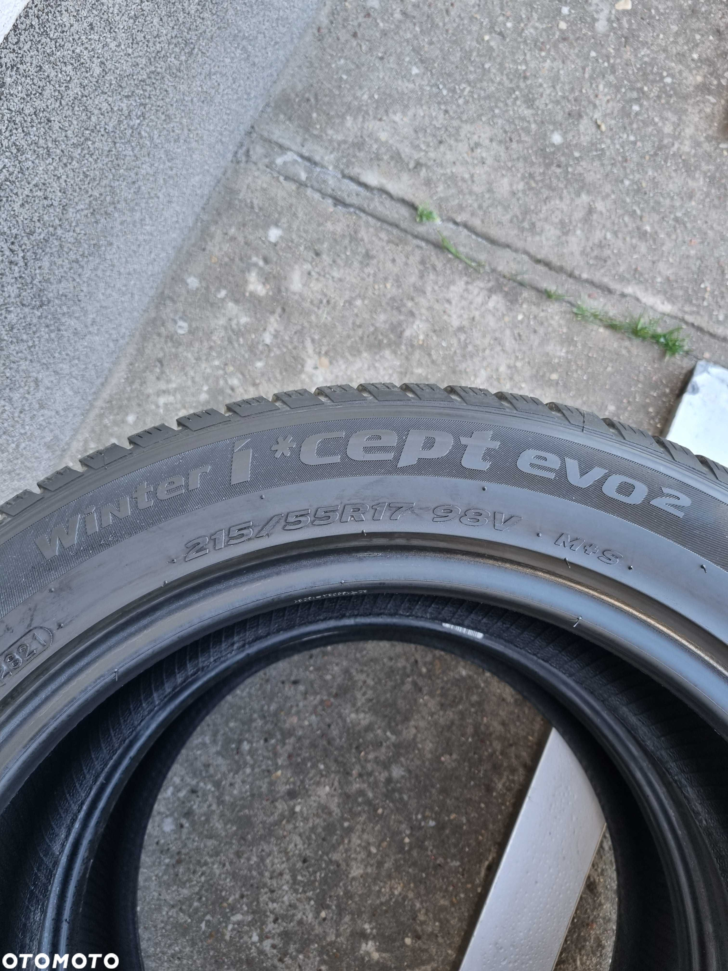 Opony zimowe HANKOOK Winter i*cept evo2 215/55 R17 98V XL DOT2021 P392 - 5