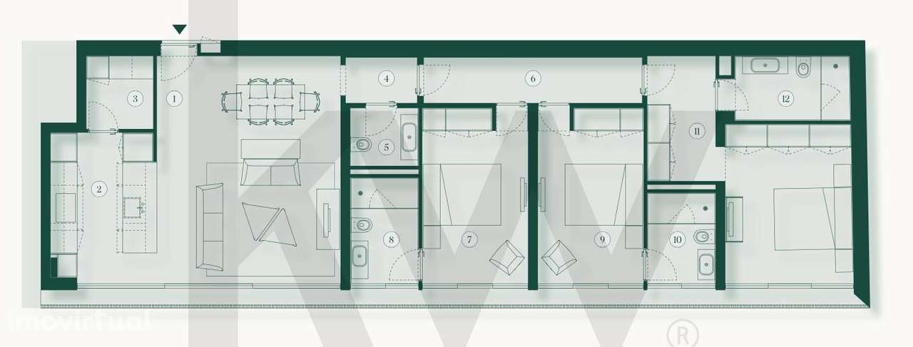 Apartamento T3 Villa dos Coches em Belém - Grande imagem: 5/57