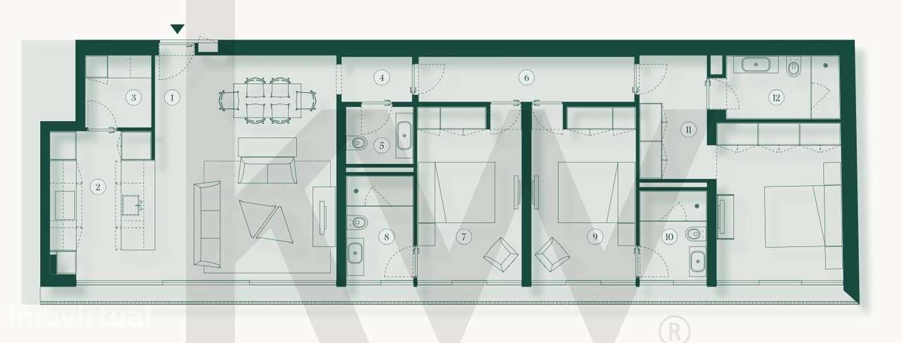 Apartamento T3 Villa dos Coches em Belém - Grande imagem: 5/57