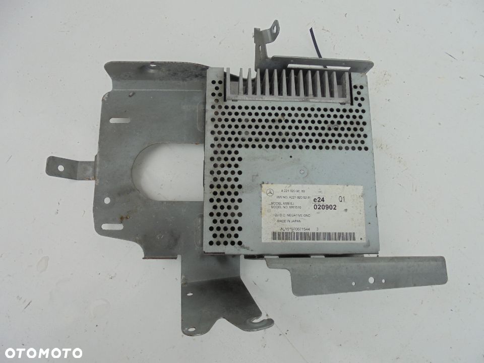 WZMACNIACZ AUDIO MERCEDES S-KLASA W221 A2218209089 F-VAT - 1