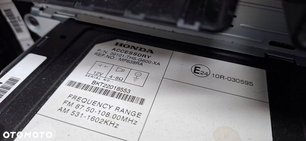 honda jazz iii 12- lift radio cd odtwarzacz - 3