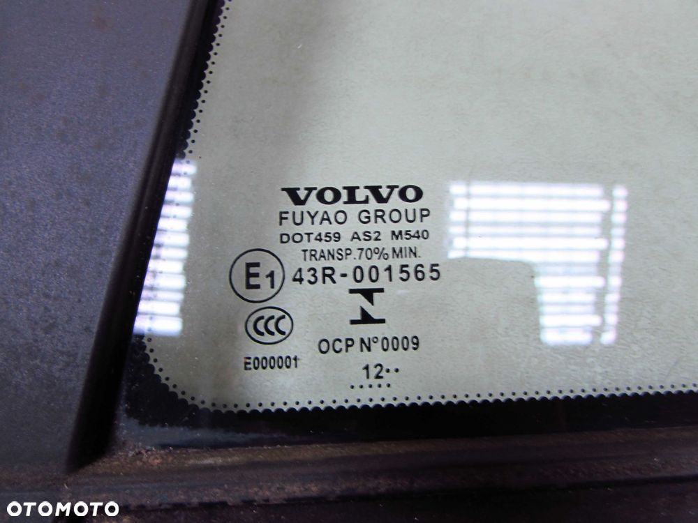 VOLVO V60 10-18 SZYBA BOCZNA TROJKAT DRZWI TYL LEWA POMORSKIE - 6