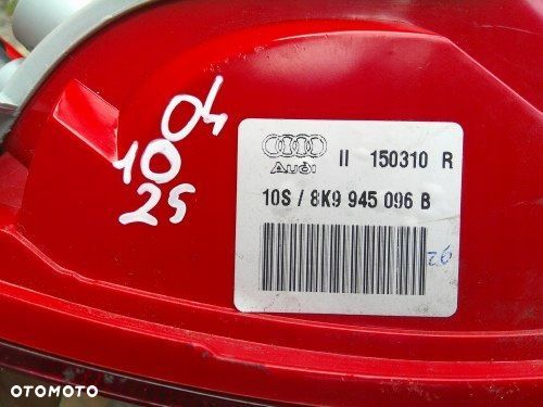 AUDI A4 B8 08- PRAWA TYLNA LAMPA AVANT KOMBI LED 8K9945096B - 4