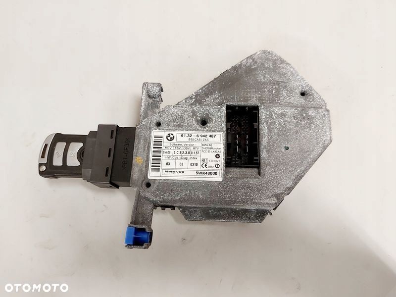 bmw 7 e65 stacyjka kluczyk karta moduł zapłonu 6942487 - 1