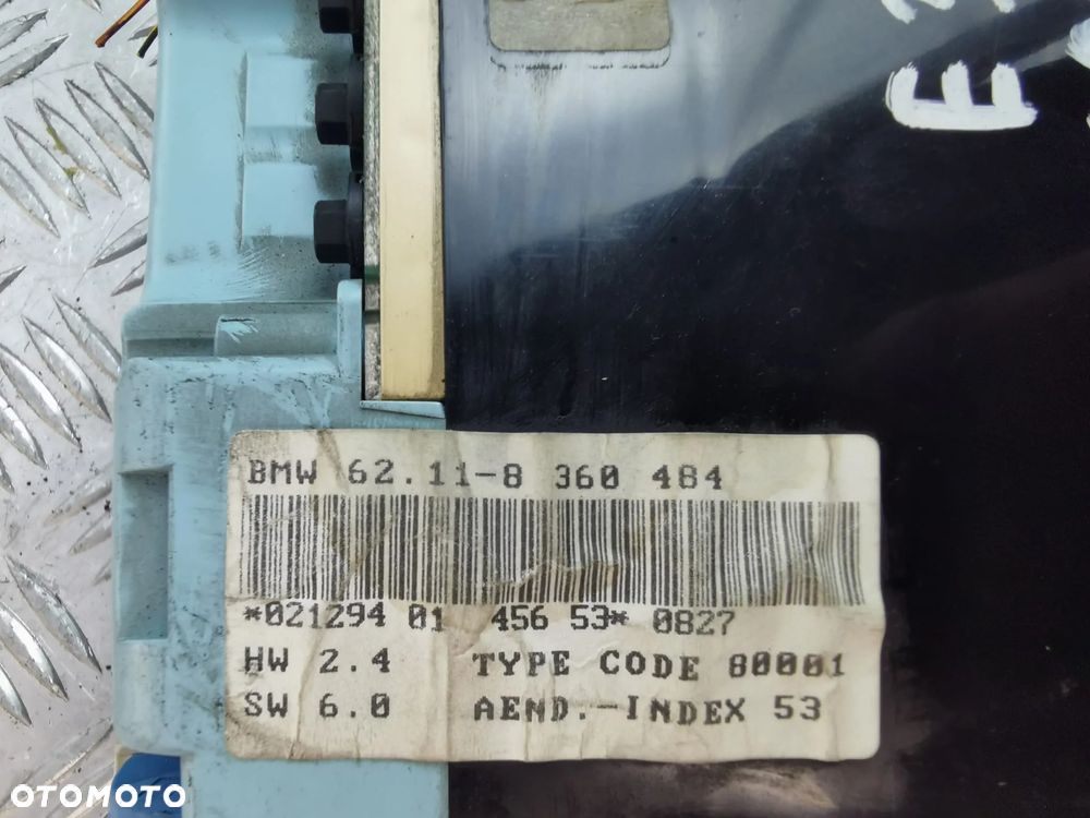 LICZNIK ZEGAR BMW 3 E36 COMPACT 62118360484 8360484 - 6