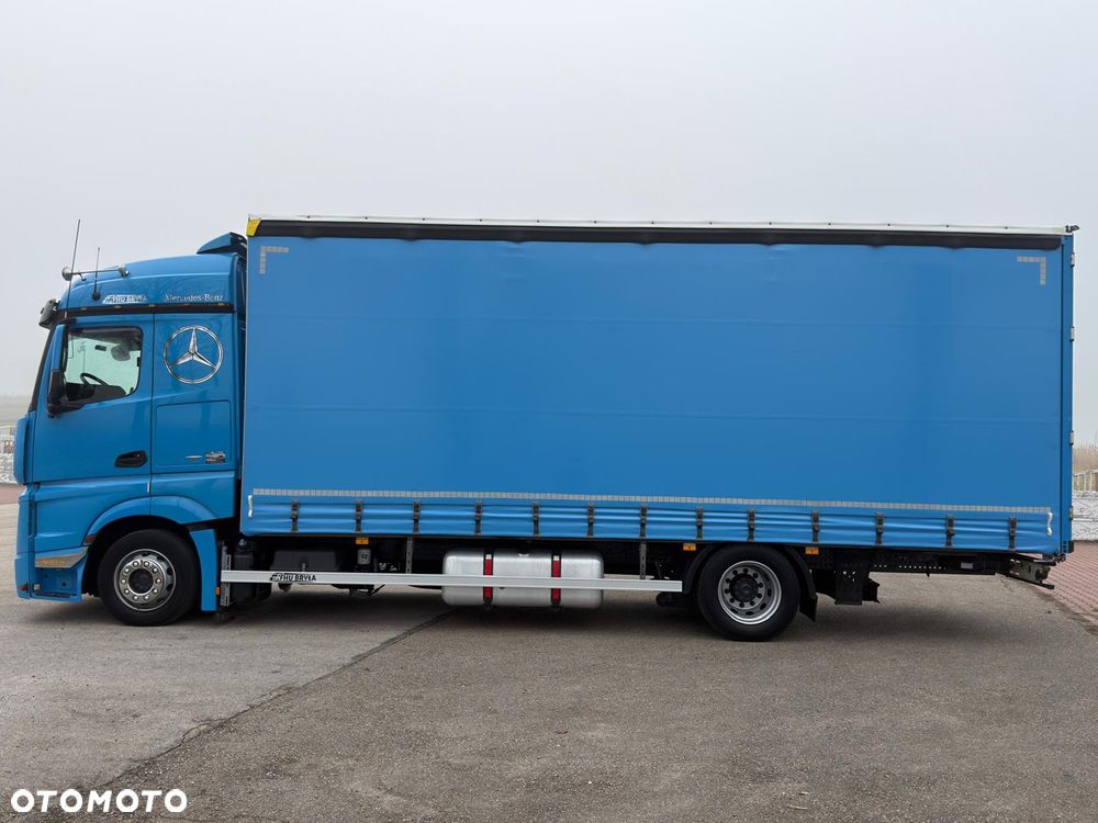 Mercedes-Benz ACTROS 1833 / FIRANKA/ WINDA / NOWY TACHOGRAF G2V2 / NOWE OPONY / 19PALET / 8TON ŁADOWNOŚCI / AUTOMAT / DUŻY SILNIK  / SYPIALKA / SERWISOWANY / 2018 / JAK NOWY  / - 11