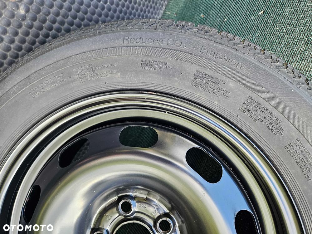 Kolo Felga 1J0601027Q Blaszak Zapasowe Zapasowka R15 5x100 6J ET38 195/65 VW Golf IV 4 Audi Skoda Seat - 9
